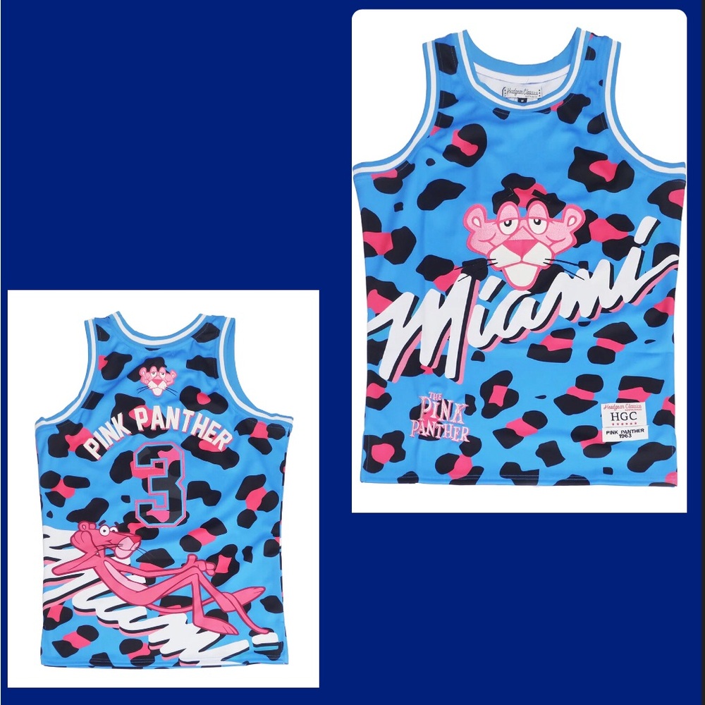 “Pink Panther Miami Nights” Headgear Classics Basketball Jersey